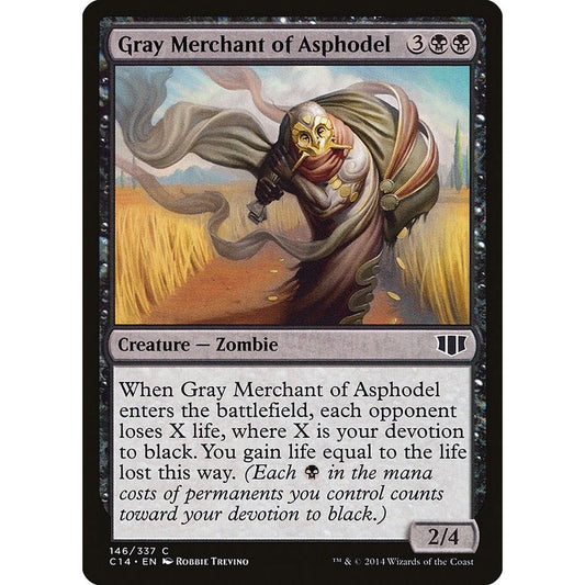 Image for Gray Merchant of Asphodel (146) (C14) - Magic: The Gathering