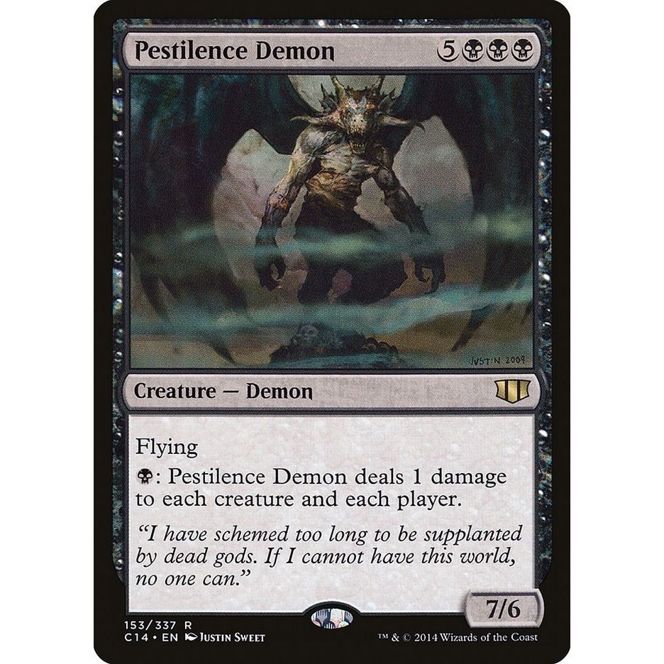 Image for Pestilence Demon (153) (C14) - Magic: The Gathering