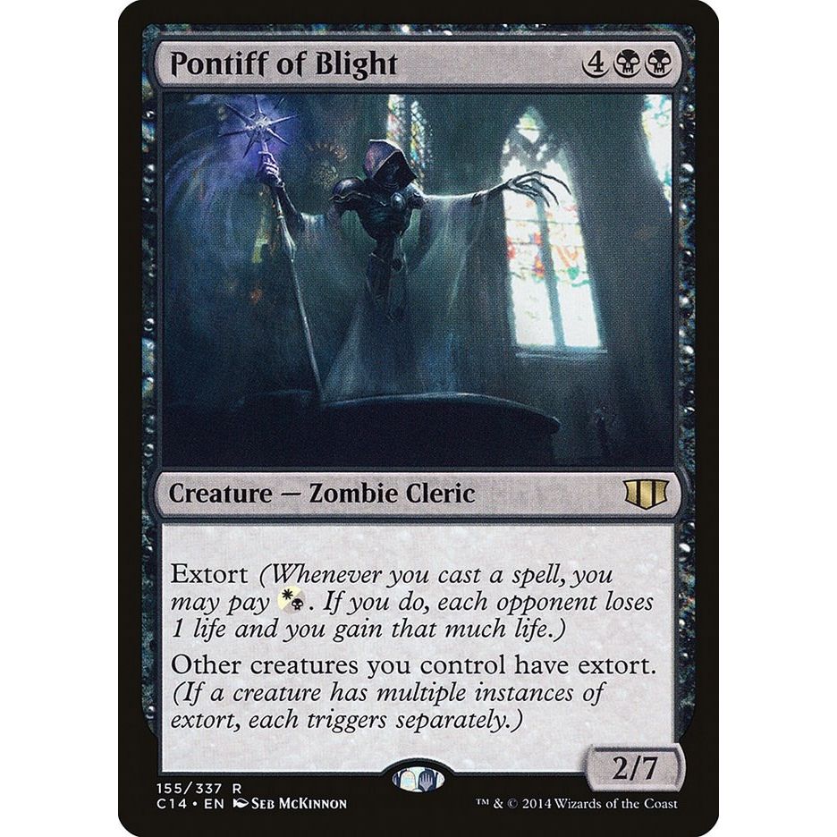 Image for Pontiff of Blight (155) (C14) - Magic: The Gathering