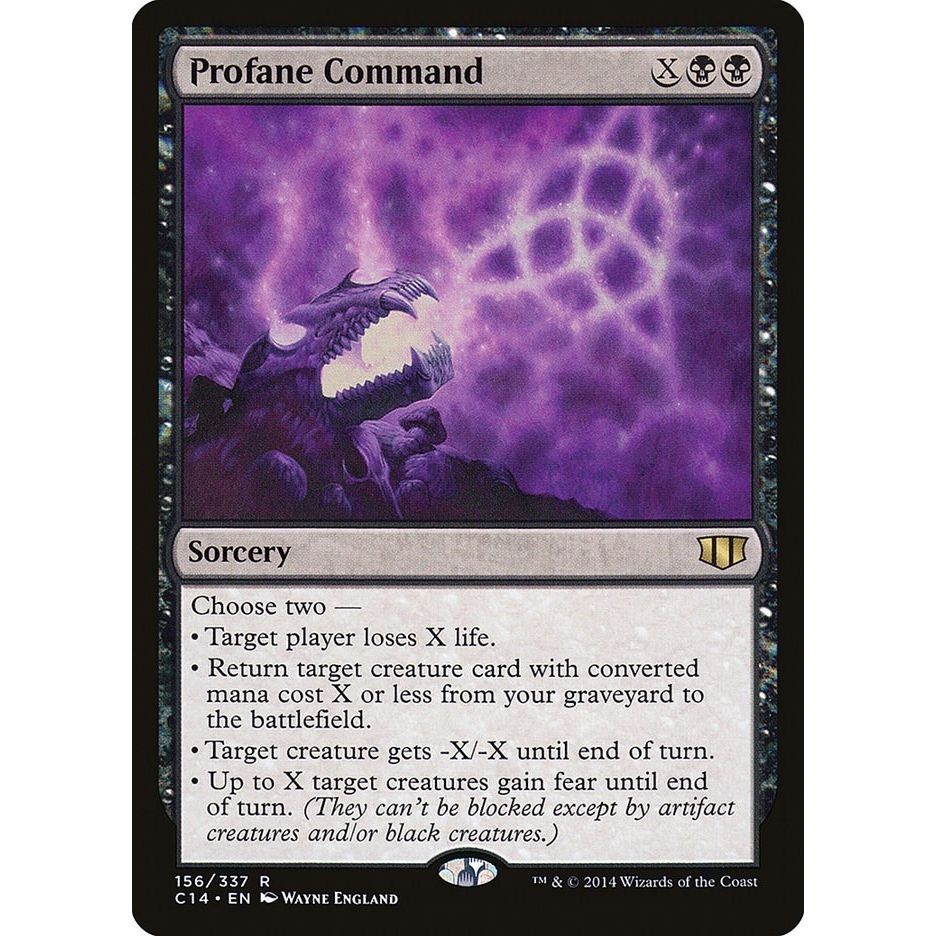Image for Profane Command (156) (C14) - Magic: The Gathering