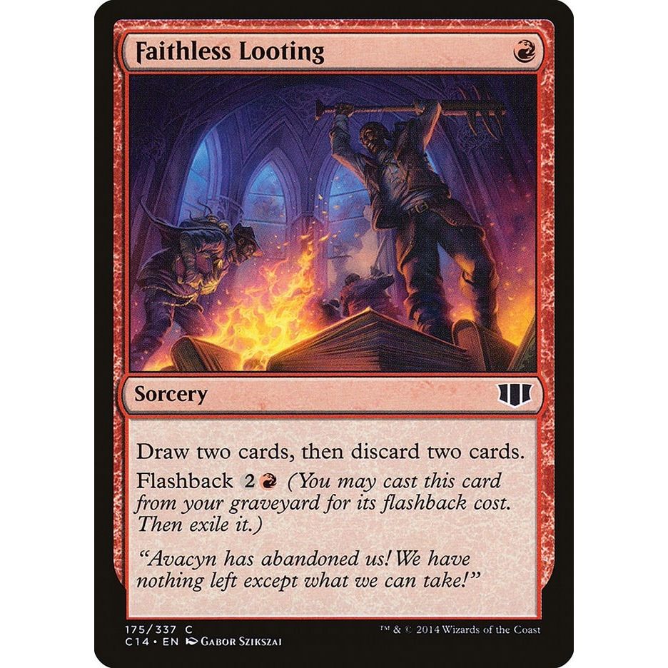 Image for Faithless Looting (175) (C14) - Magic: The Gathering