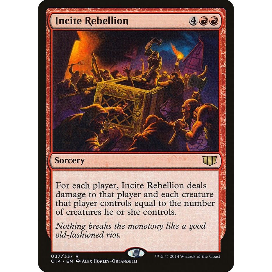 Image for Incite Rebellion (37) (C14) - Magic: The Gathering