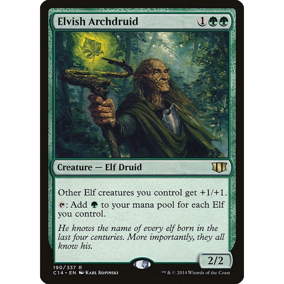 Image for Elvish Archdruid (190) (C14) - Magic: The Gathering