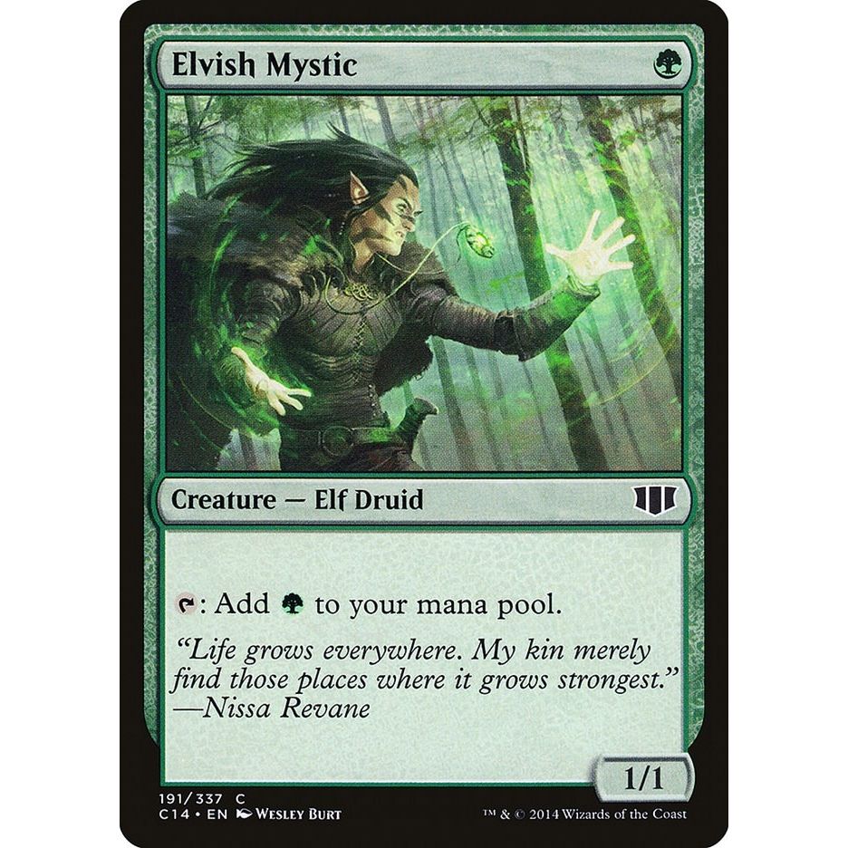 Image for Elvish Mystic (191) (C14) - Magic: The Gathering