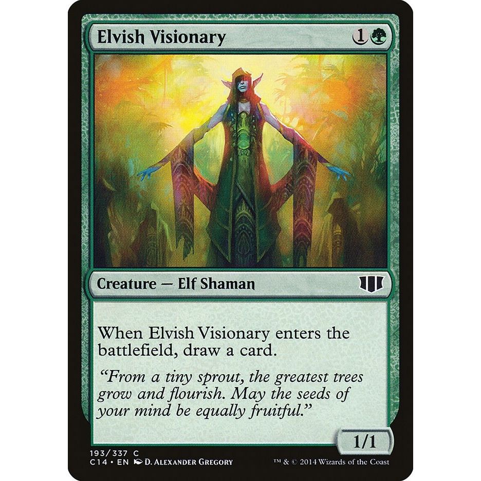 Image for Elvish Visionary (193) (C14) - Magic: The Gathering