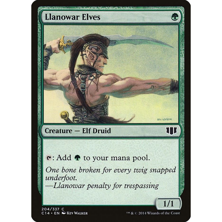 Image for Llanowar Elves (204) (C14) - Magic: The Gathering