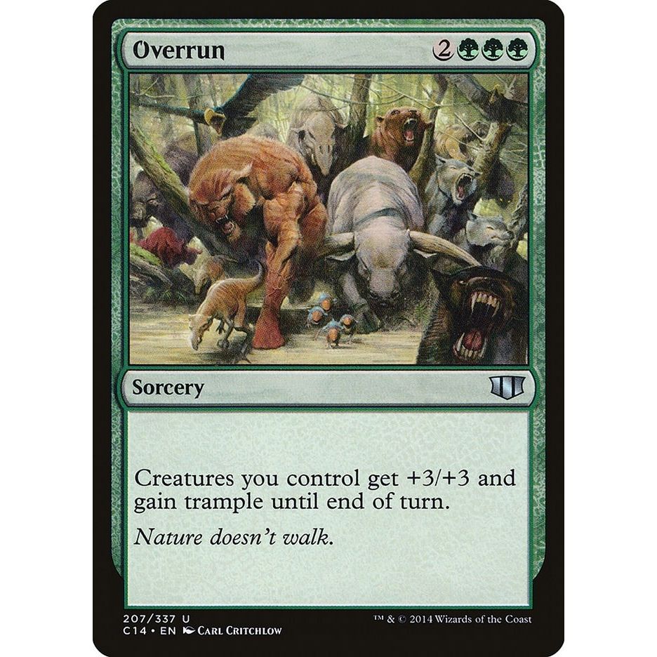 Image for Overrun (207) (C14) - Magic: The Gathering
