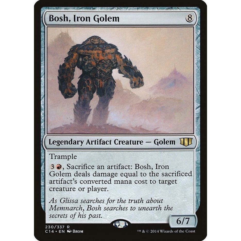 Image for Bosh, Iron Golem (230) (C14) - Magic: The Gathering