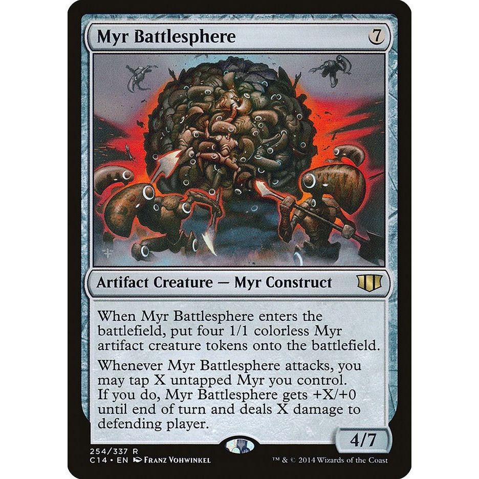 Image for Myr Battlesphere (254) (C14) - Magic: The Gathering