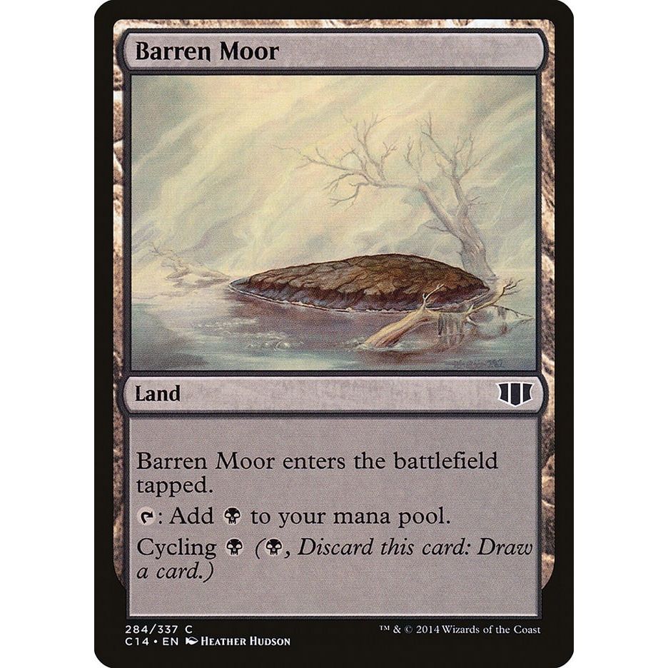 Image for Barren Moor (284) (C14) - Magic: The Gathering