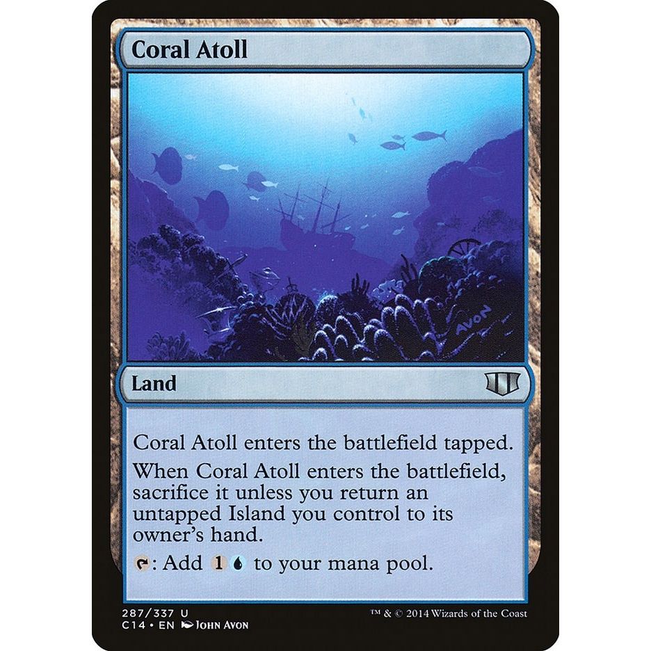 Image for Coral Atoll (287) (C14) - Magic: The Gathering
