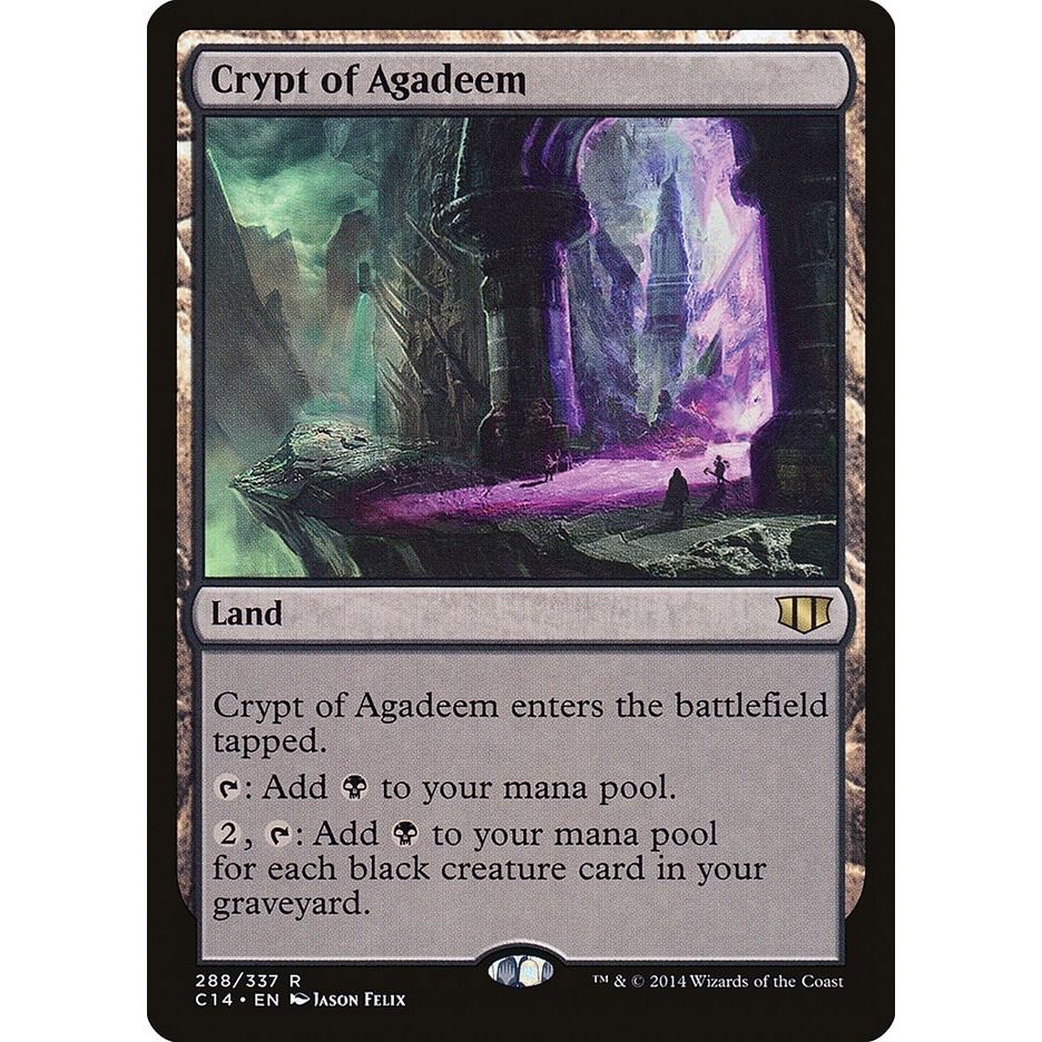 Image for Crypt of Agadeem (288) (C14) - Magic: The Gathering