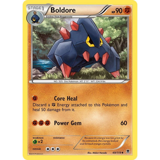 Image for Boldore (49/119) (PHF) - Pokemon