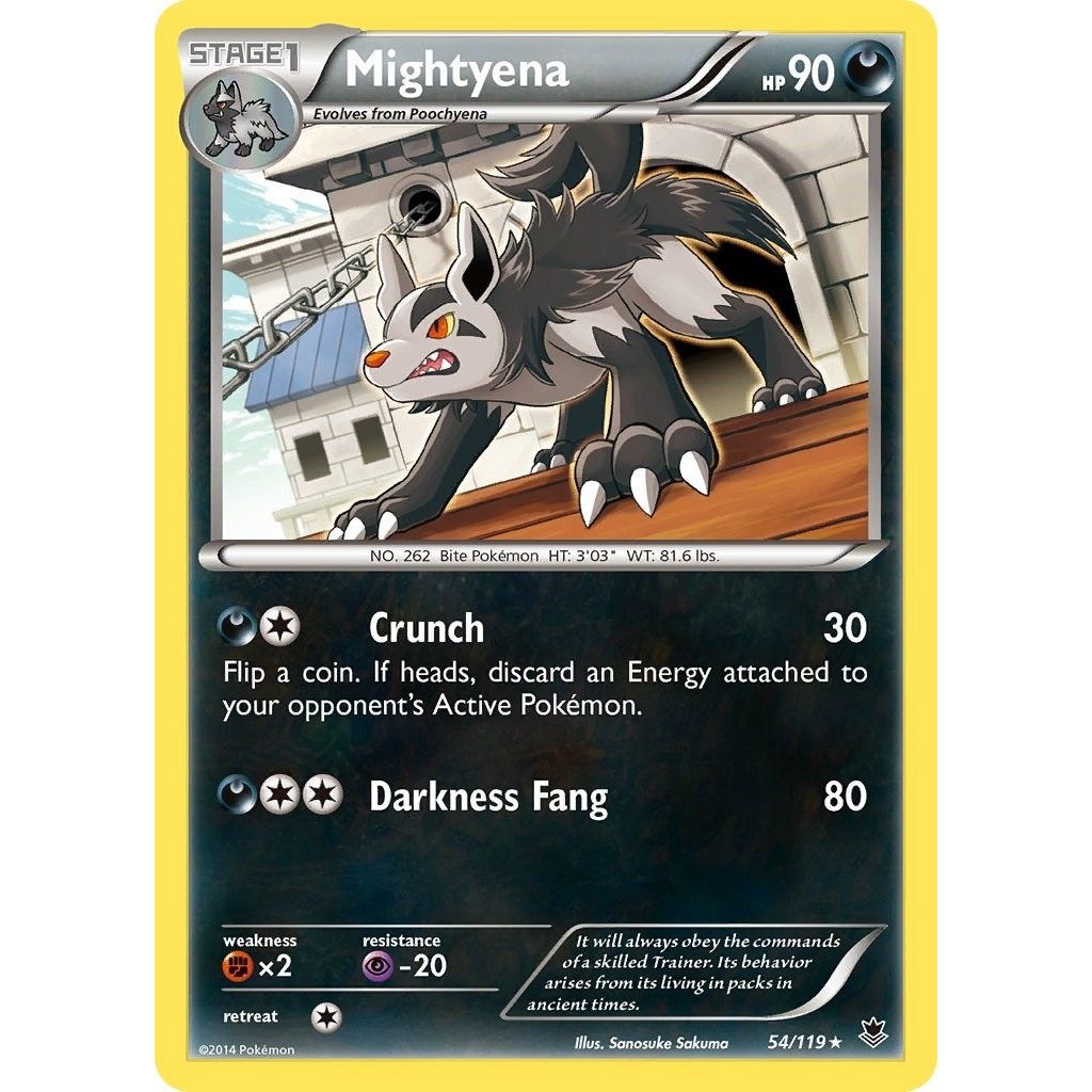 Image for Mightyena (54/119) (PHF) - Pokemon