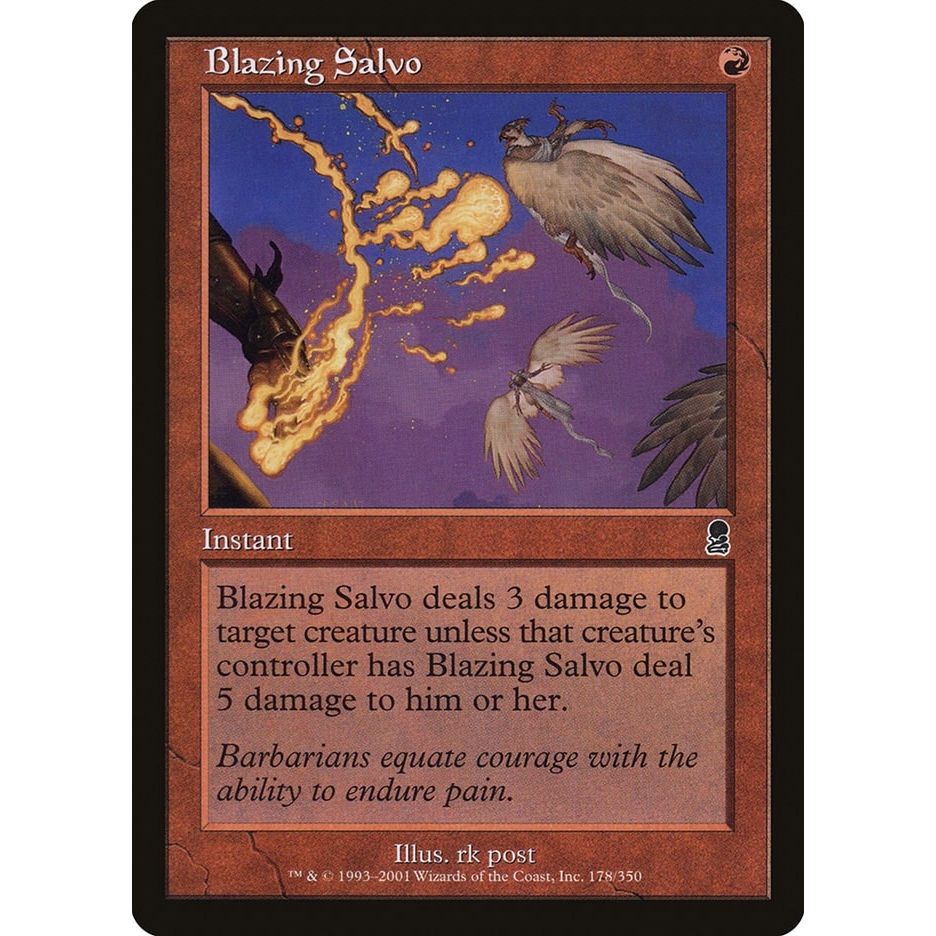 Image for Blazing Salvo (178) (ODY) - Magic: The Gathering