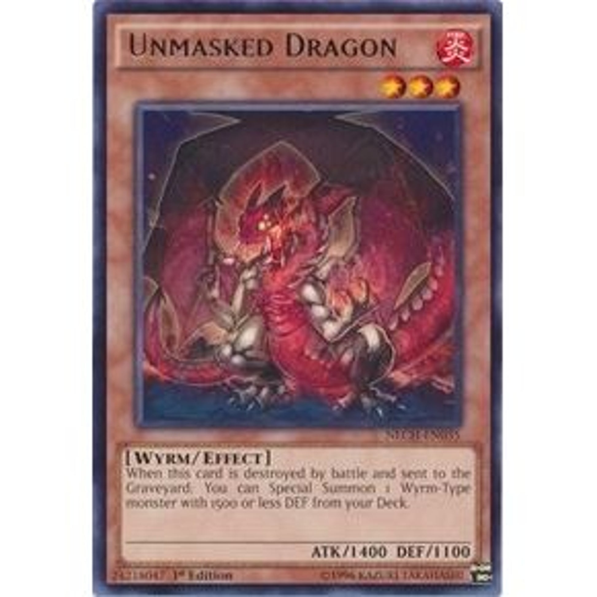 Image for Unmasked Dragon (NECH-EN035) (NECH) - YuGiOh