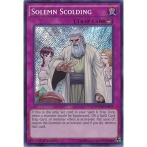 Image for Solemn Scolding (NECH-EN079) (NECH) - YuGiOh