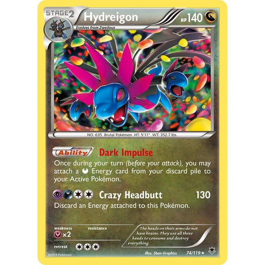 Image for Hydreigon (74/119) (PHF) - Pokemon
