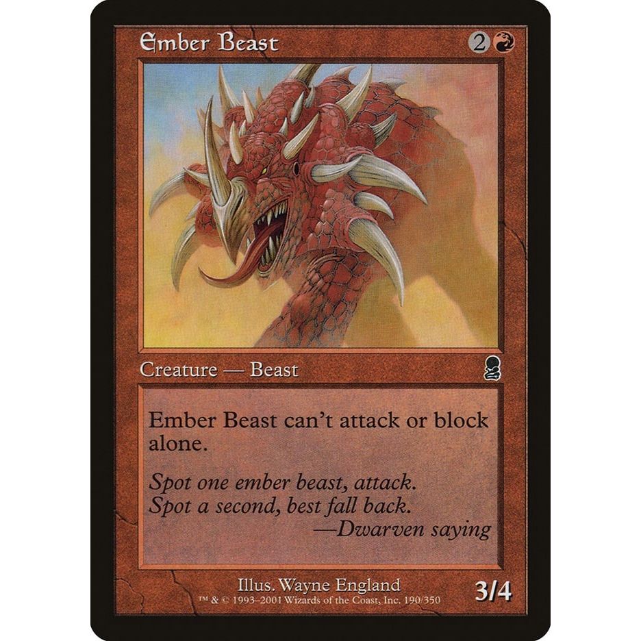 Image for Ember Beast (190) (ODY) - Magic: The Gathering