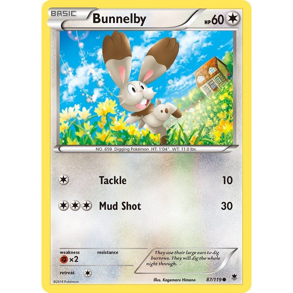 Image for Bunnelby (87/119) (PHF) - Pokemon