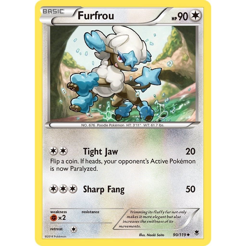 Image for Furfrou (90/119) (PHF) - Pokemon