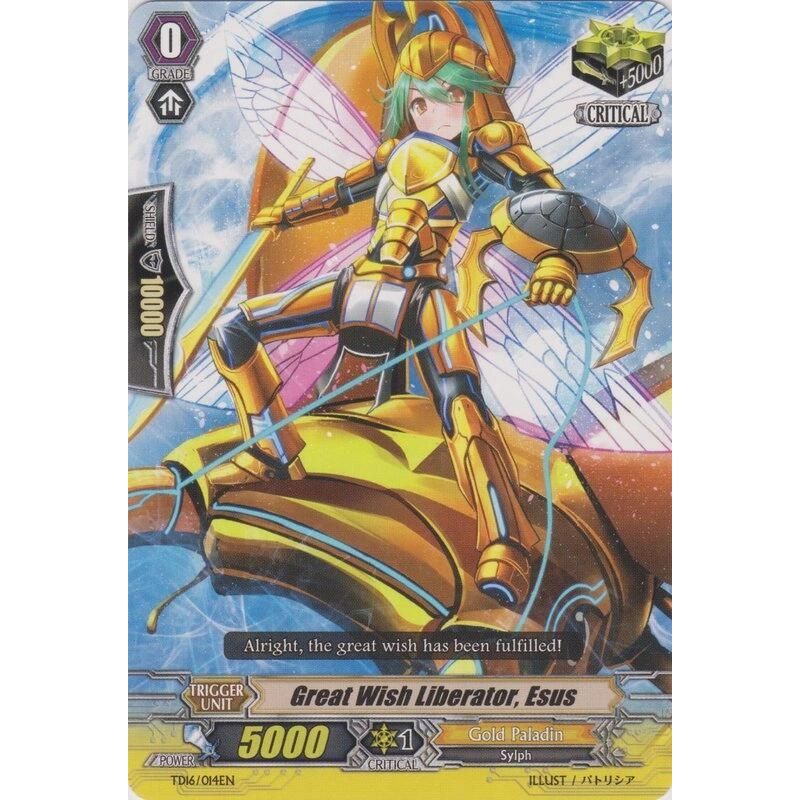 Image for Great Wish Liberator, Esus (TD16/014EN) (TD16) - Cardfight Vanguard