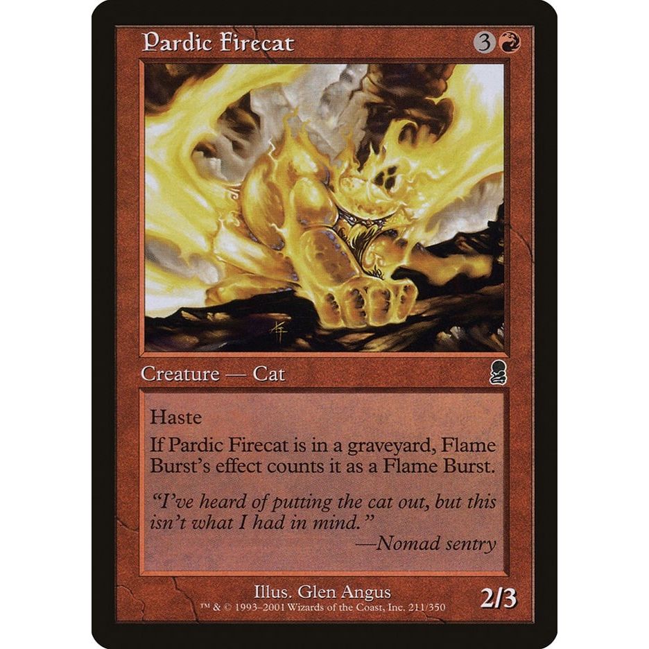 Image for Pardic Firecat (211) (ODY) - Magic: The Gathering