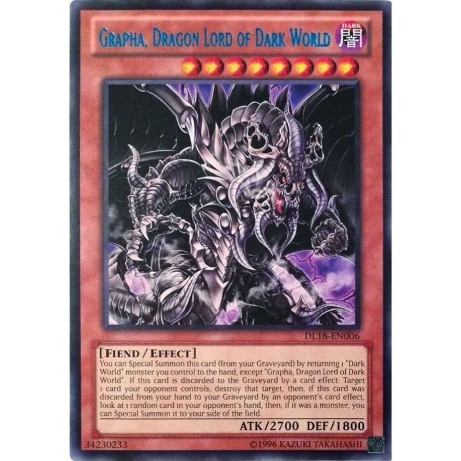 Image for Grapha, Dragon Lord of Dark World (Blue) (DL18-EN006) (DL) - YuGiOh