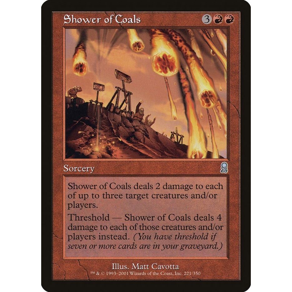 Image for Shower of Coals (221) (ODY) - Magic: The Gathering