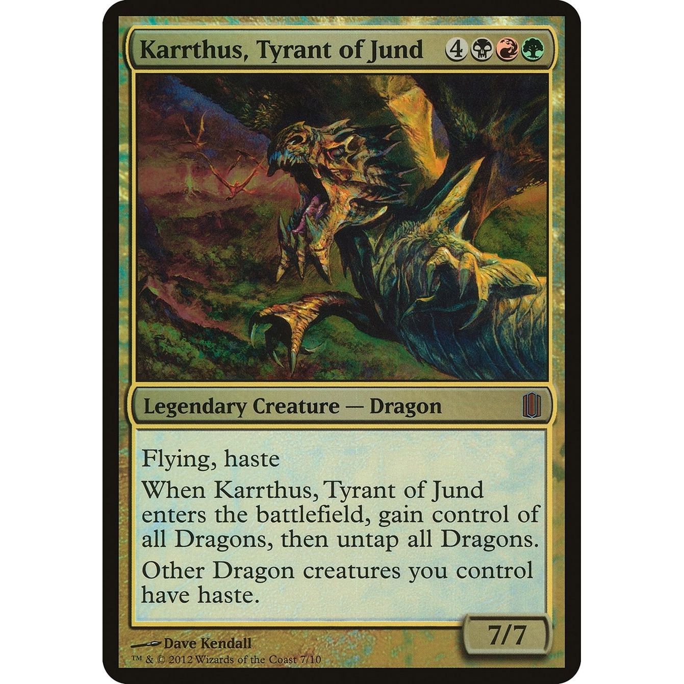 Image for Karrthus, Tyrant of Jund (Commander's Arsenal) (OVER) - Magic: The Gathering