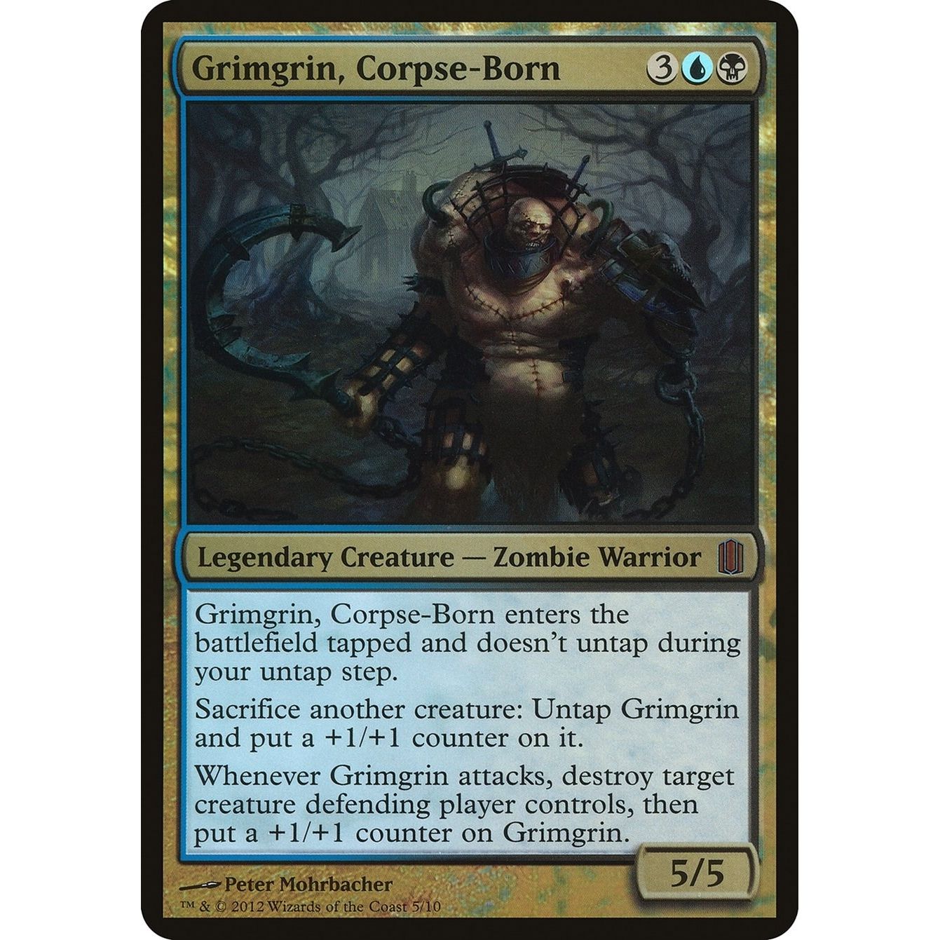 Image for Grimgrin, Corpse-Born (Commander's Arsenal) (OVER) - Magic: The Gathering