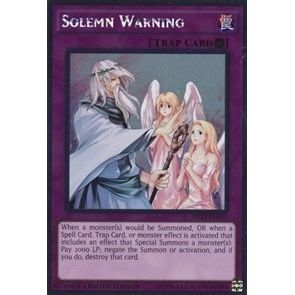 Image for Solemn Warning (NKRT-EN035) (NKRT) - YuGiOh