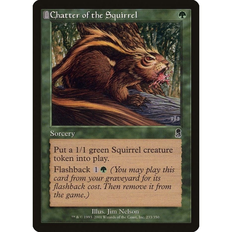 Image for Chatter of the Squirrel (233) (ODY) - Magic: The Gathering