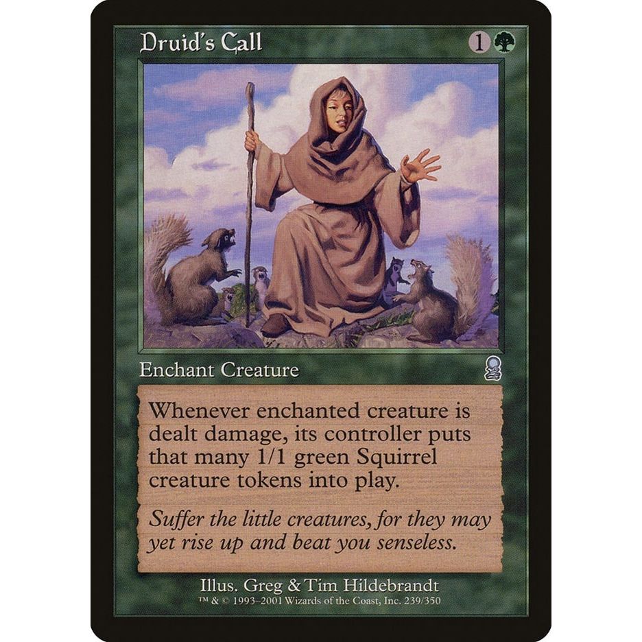 Image for Druid's Call (239) (ODY) - Magic: The Gathering