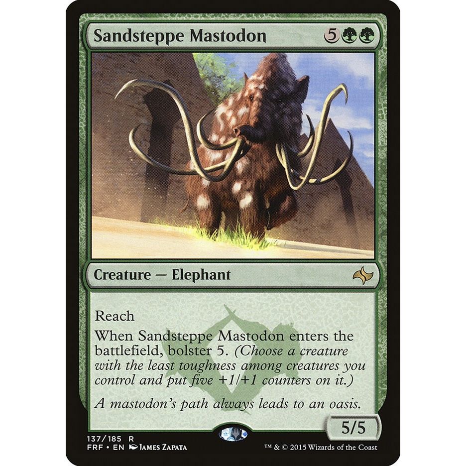 Image for Sandsteppe Mastodon (137) (FRF) - Magic: The Gathering