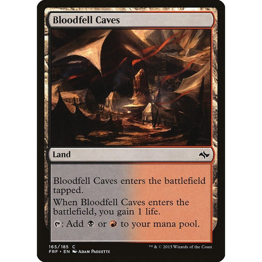 Image for Bloodfell Caves (165) (FRF) - Magic: The Gathering