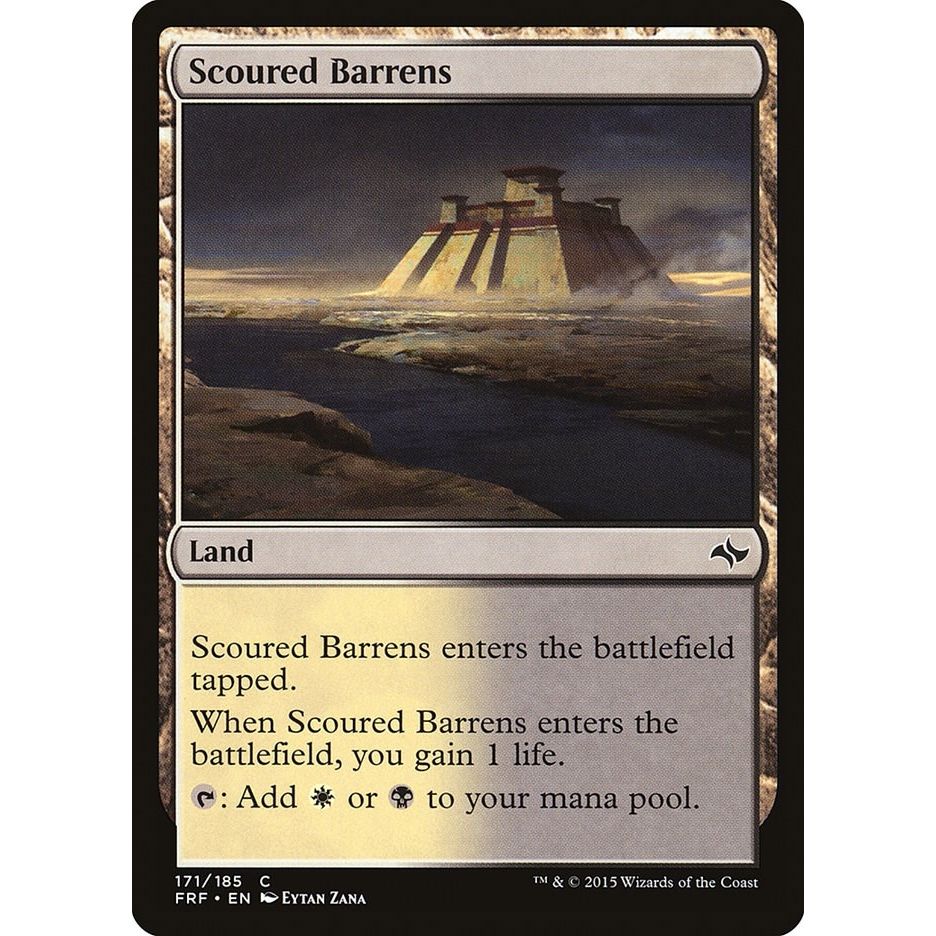 Image for Scoured Barrens (171) (FRF) - Magic: The Gathering