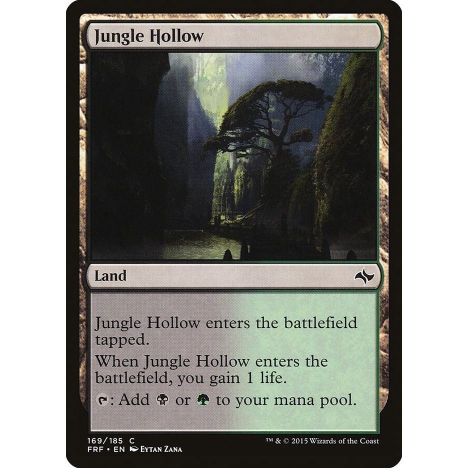 Image for Jungle Hollow (169) (FRF) - Magic: The Gathering