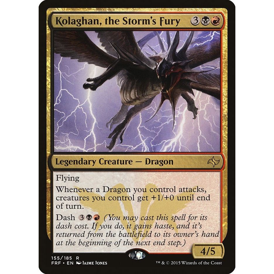 Image for Kolaghan, the Storm's Fury (155) (FRF) - Magic: The Gathering