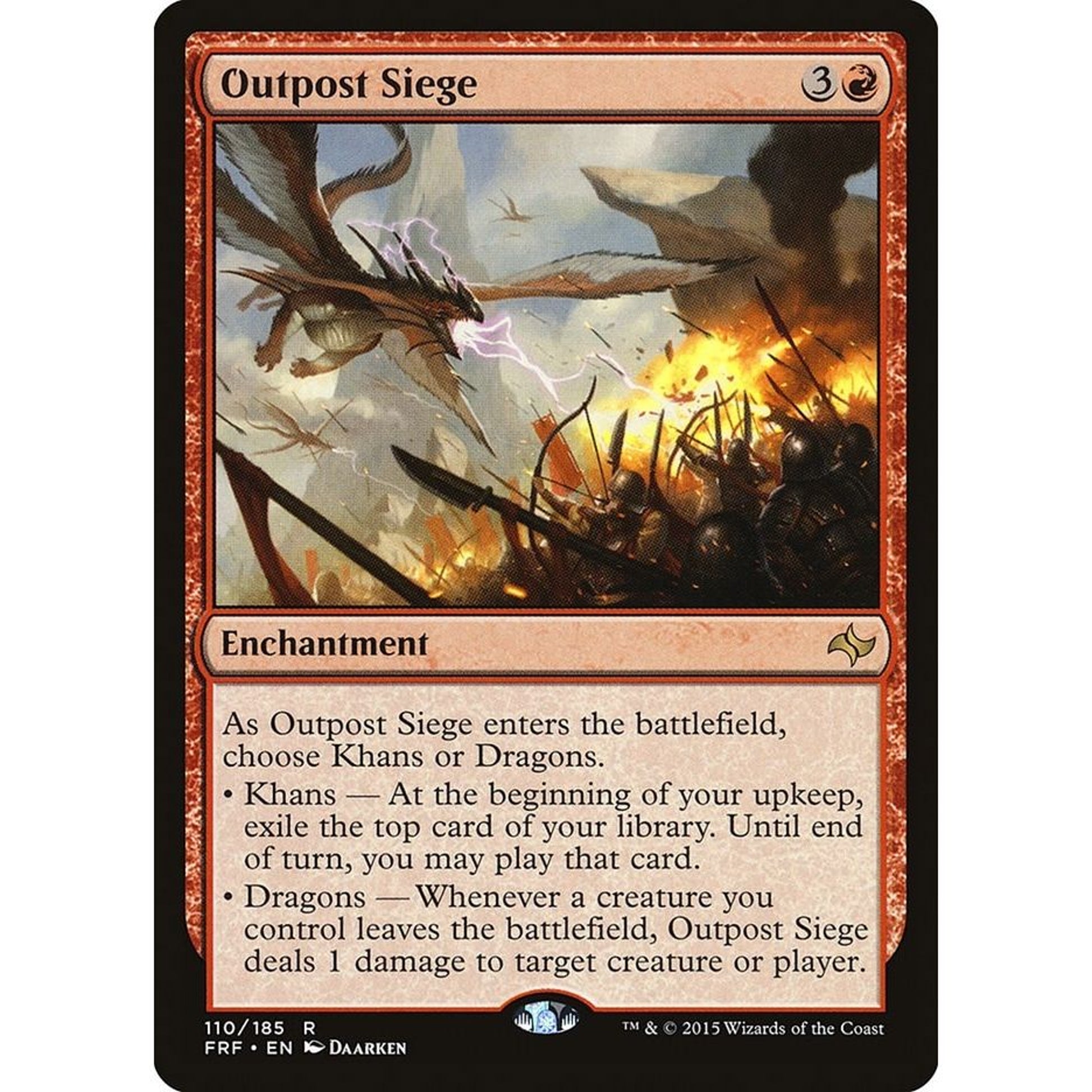 Image for Outpost Siege (110) (FRF) - Magic: The Gathering
