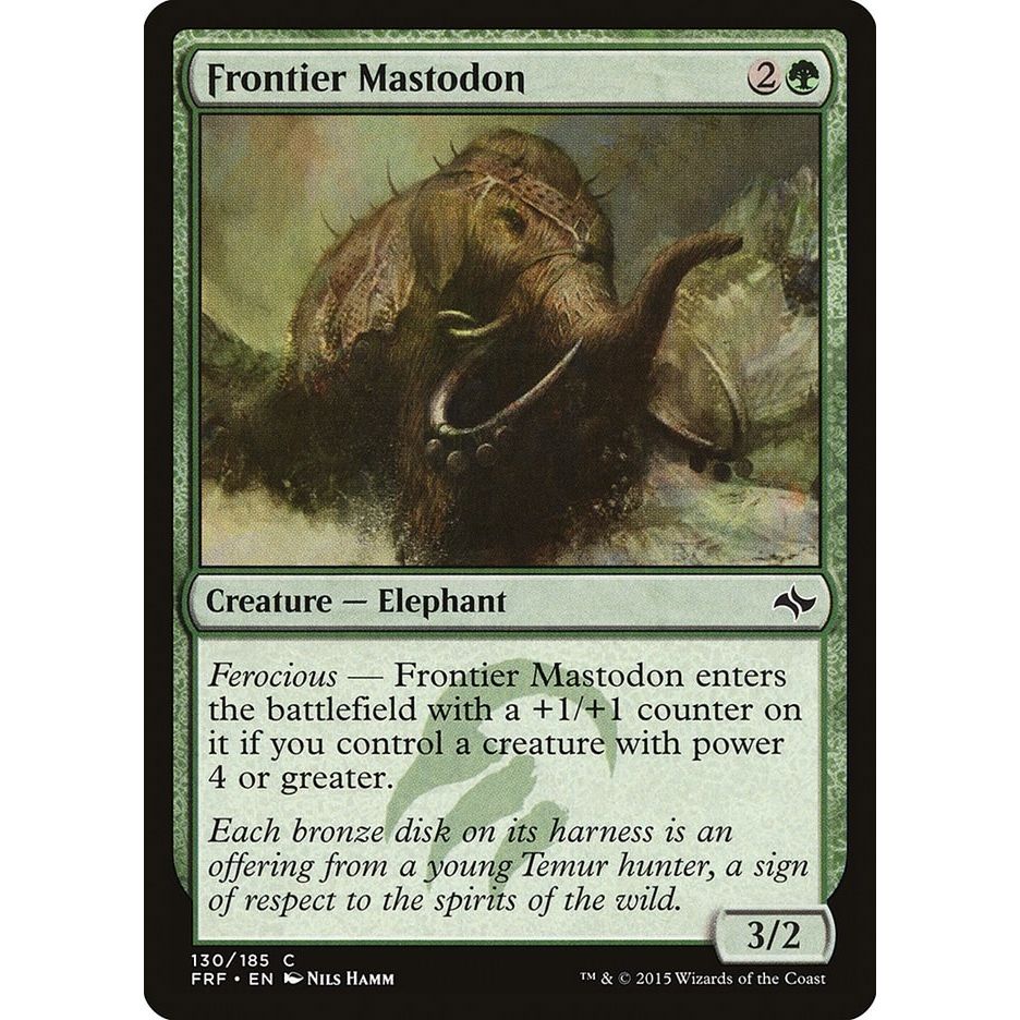 Image for Frontier Mastodon (130) (FRF) - Magic: The Gathering