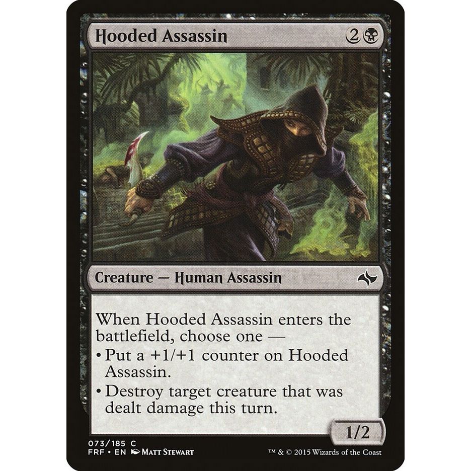 Image for Hooded Assassin (73) (FRF) - Magic: The Gathering