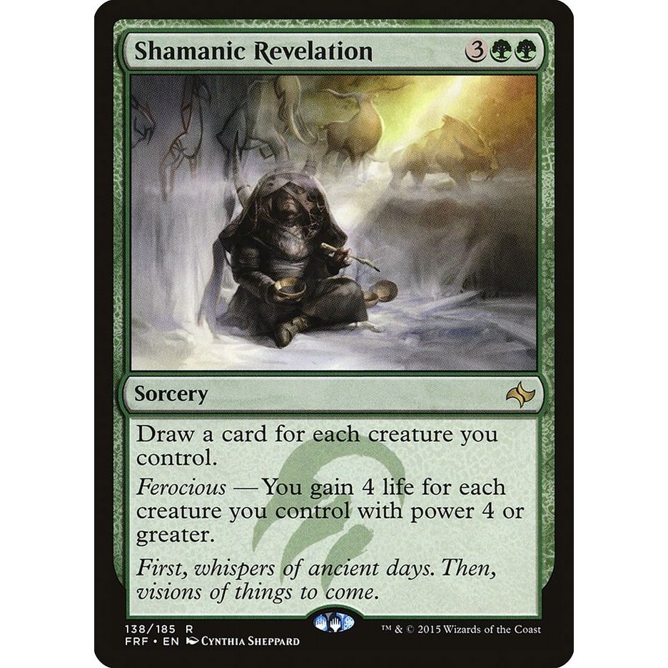 Image for Shamanic Revelation (138) (FRF) - Magic: The Gathering