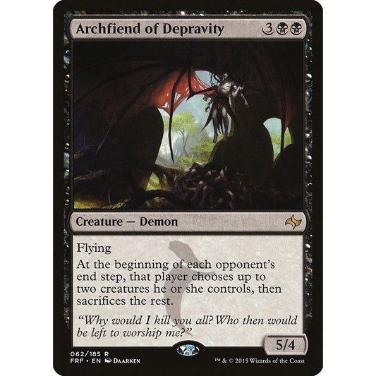 Image for Archfiend of Depravity (62) (FRF) - Magic: The Gathering