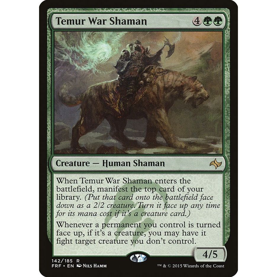 Image for Temur War Shaman (142) (FRF) - Magic: The Gathering