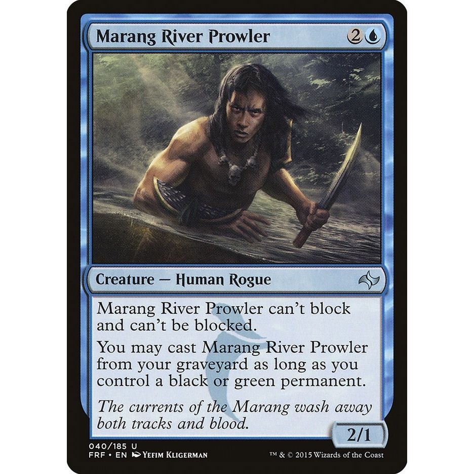 Image for Marang River Prowler (40) (FRF) - Magic: The Gathering