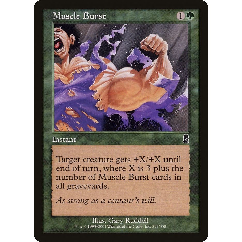 Image for Muscle Burst (252) (ODY) - Magic: The Gathering