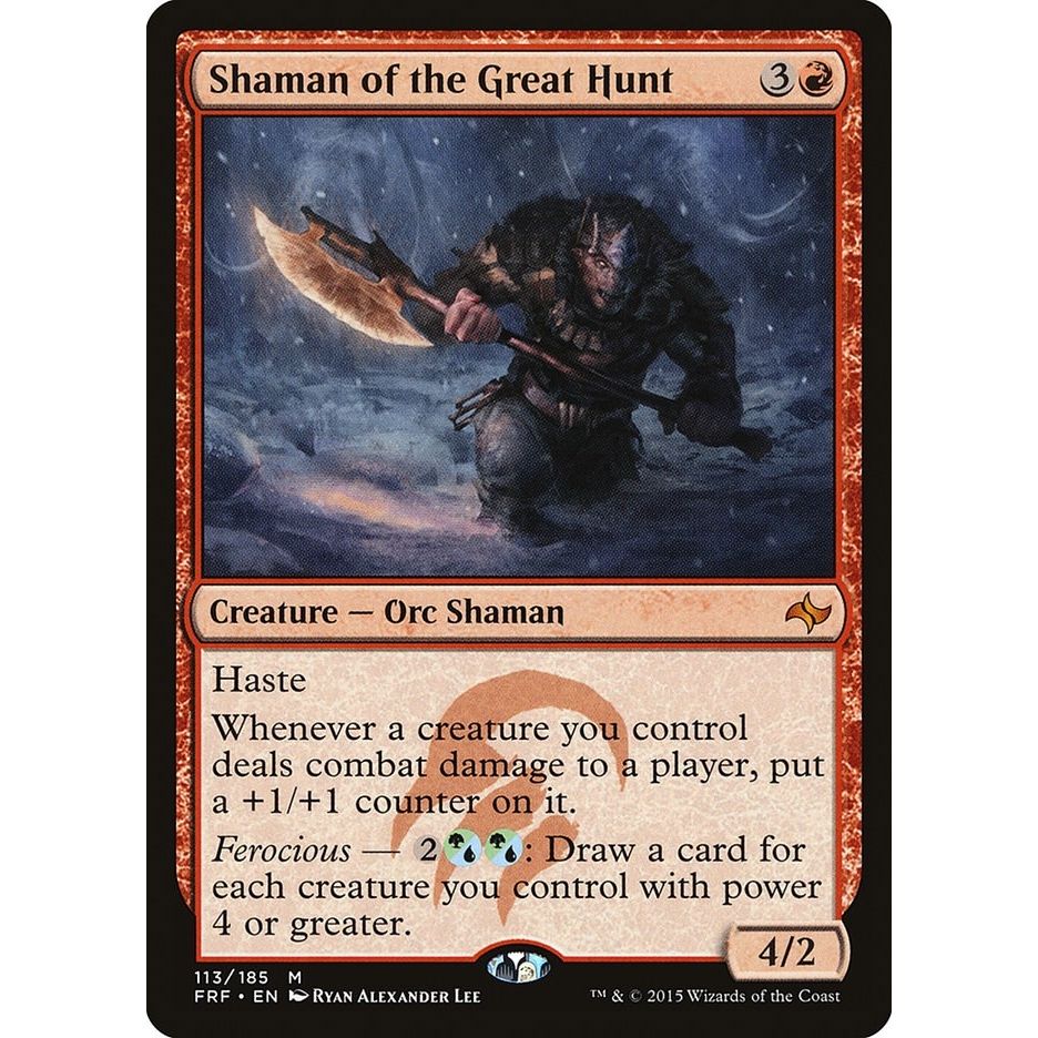 Image for Shaman of the Great Hunt (113) (FRF) - Magic: The Gathering