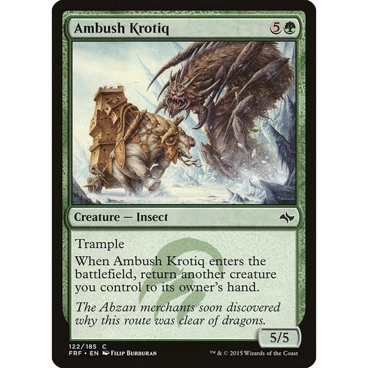Image for Ambush Krotiq (122) (FRF) - Magic: The Gathering
