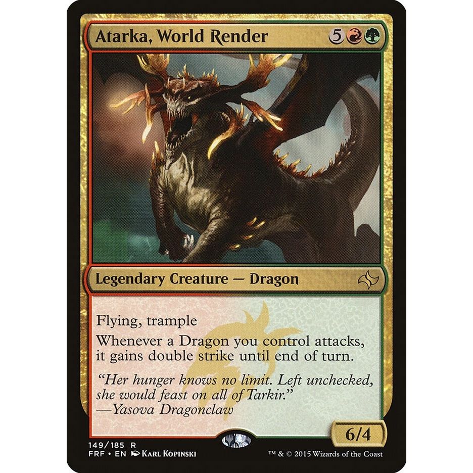 Image for Atarka, World Render (149) (FRF) - Magic: The Gathering